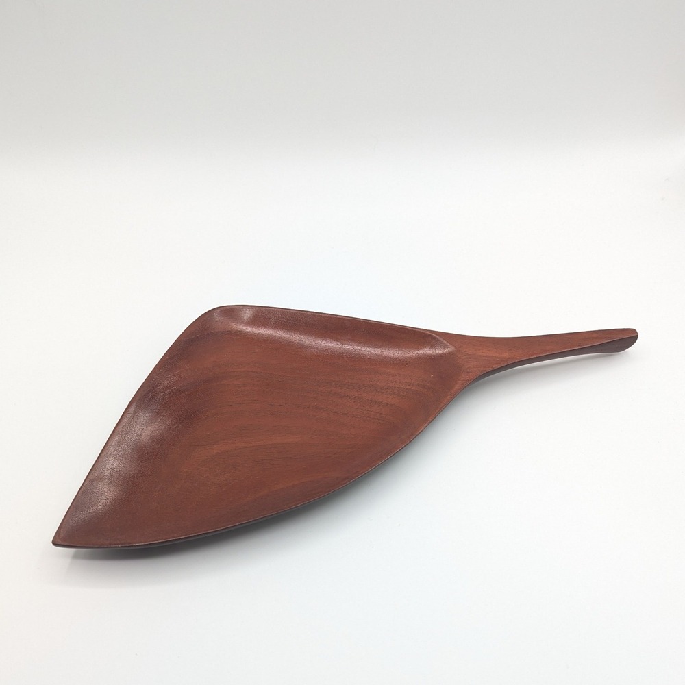 Caribcraft Solid Mahogany Hand Carved Serving‎ Tray Paddle Unique Made in Haiti